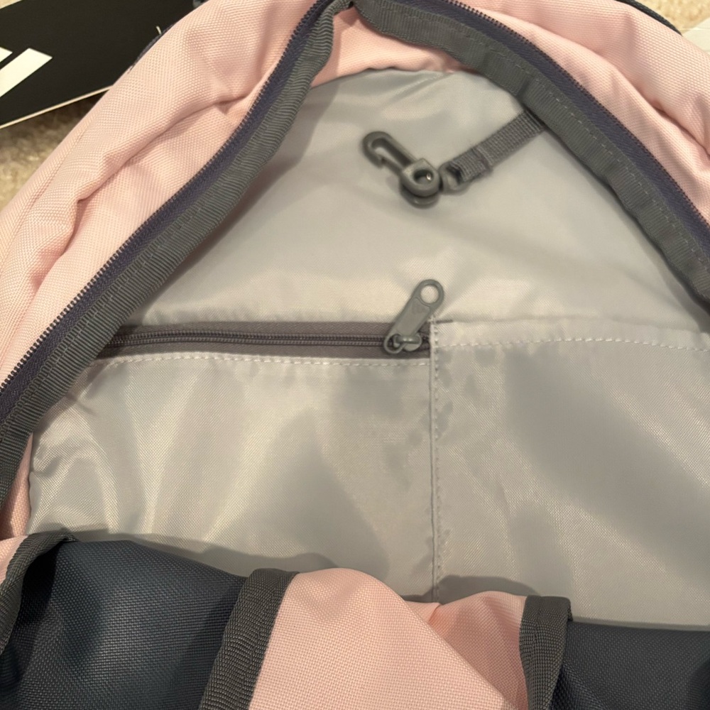 NWT Adidas Journal 2 Backpack 17'‎ Sandy Pink and Onix Grey - Picture 3 of 6